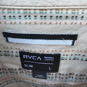 RVCA Slim Fit Shirt LARGE